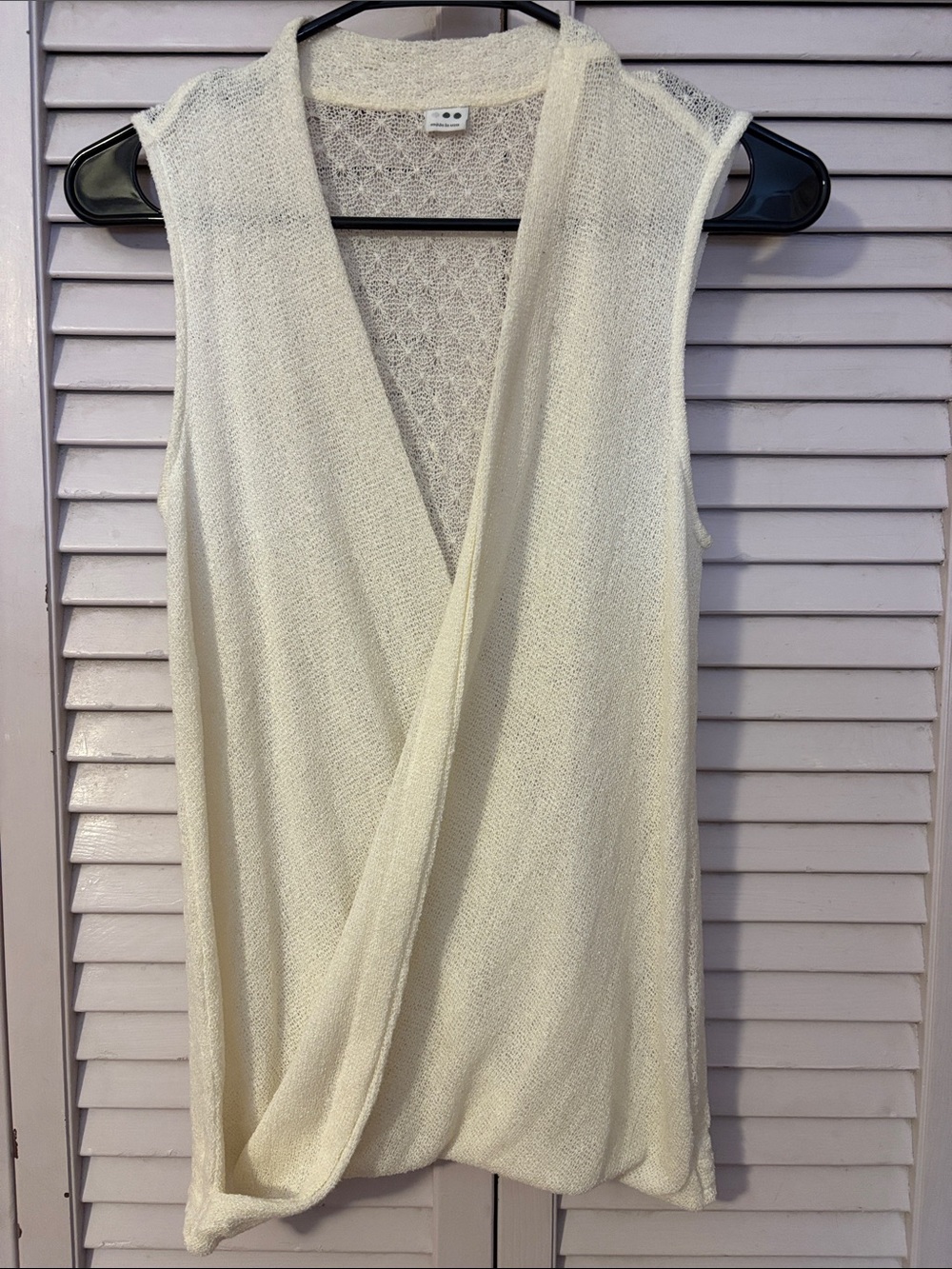 Three Dots Draped Knit Top